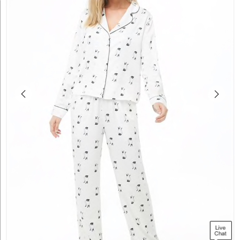 Forever 21 Cat PJ Set
